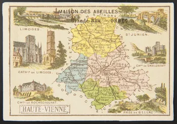 Bognard carte réclame chromo Paris 1876-1890 1995.1.2772.3  Photo