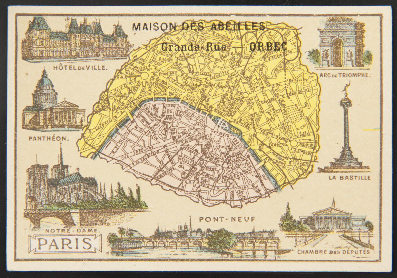 Bognard carte réclame chromo Paris 1876-1890 1995.1.2772.4 Photo
