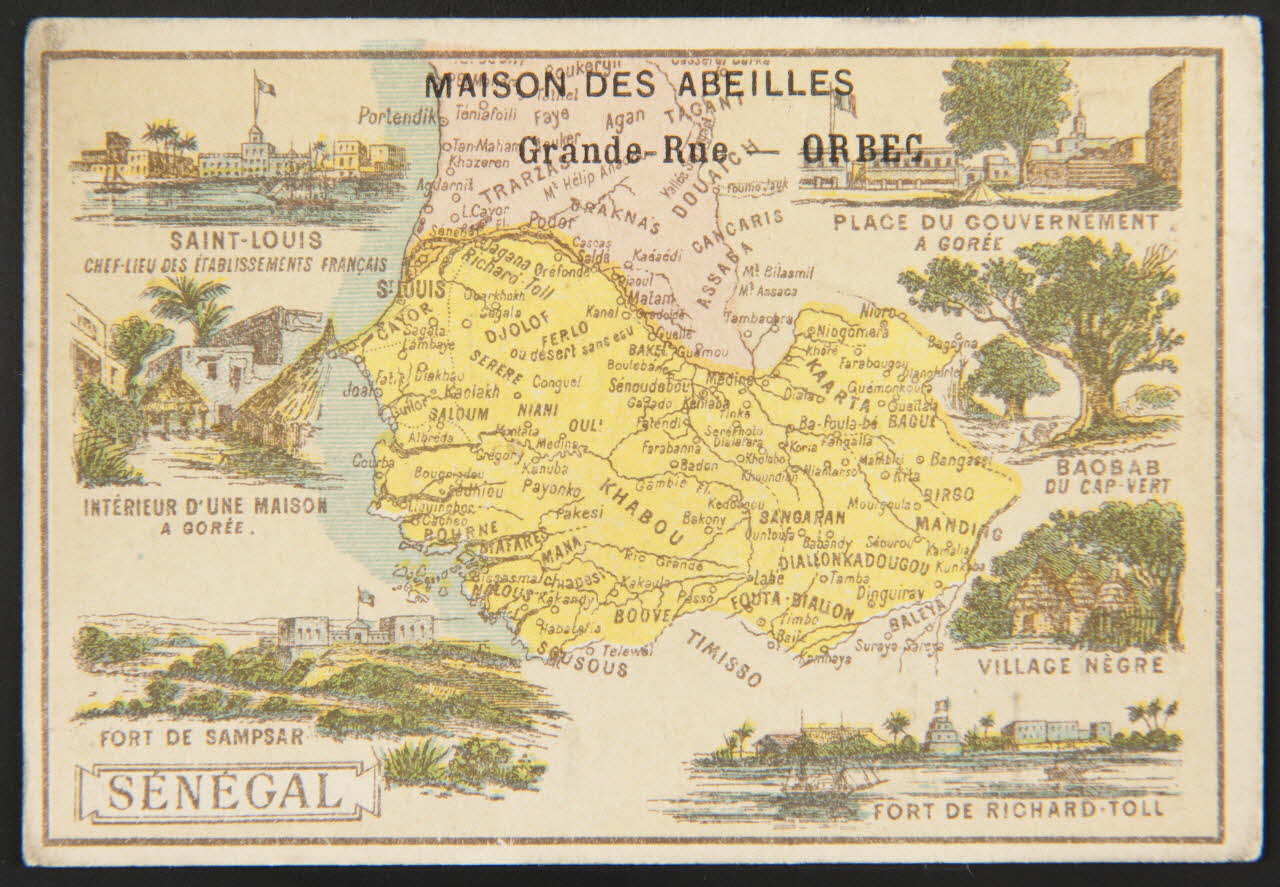 Bognard carte réclame chromo Paris 1876-1890 1995.1.2772.7 Photo