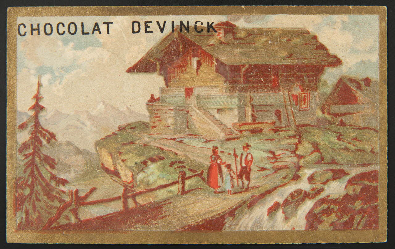 Bognard carte réclame chromo Paris 1876-1890 1995.1.2773.2 Photo