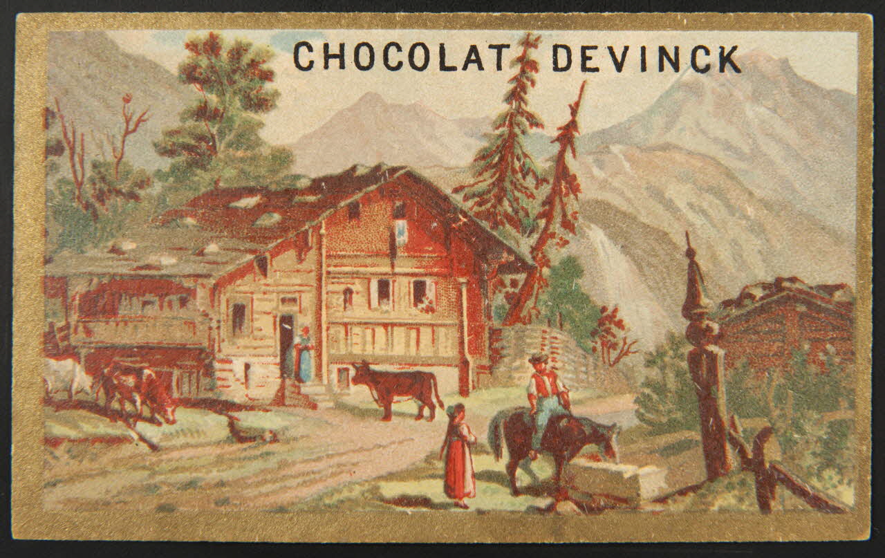 Bognard carte réclame chromo Paris 1876-1890 1995.1.2773.4 Photo