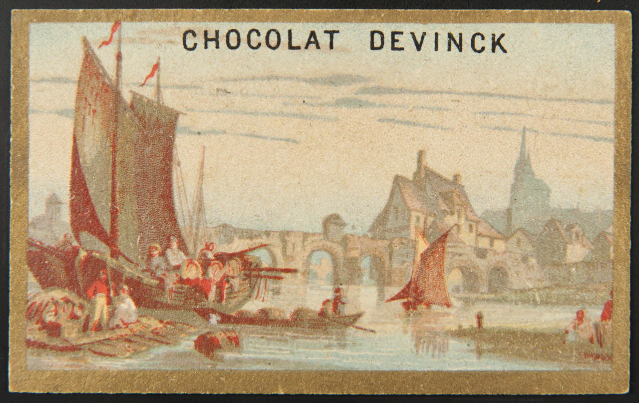 Bognard carte réclame chromo Paris 1876-1890 1995.1.2773.5 Photo