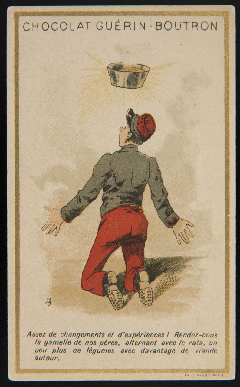 Vallet-Minot et Cie carte réclame chromo Paris 1889-1914 1995.1.278.1 Photo