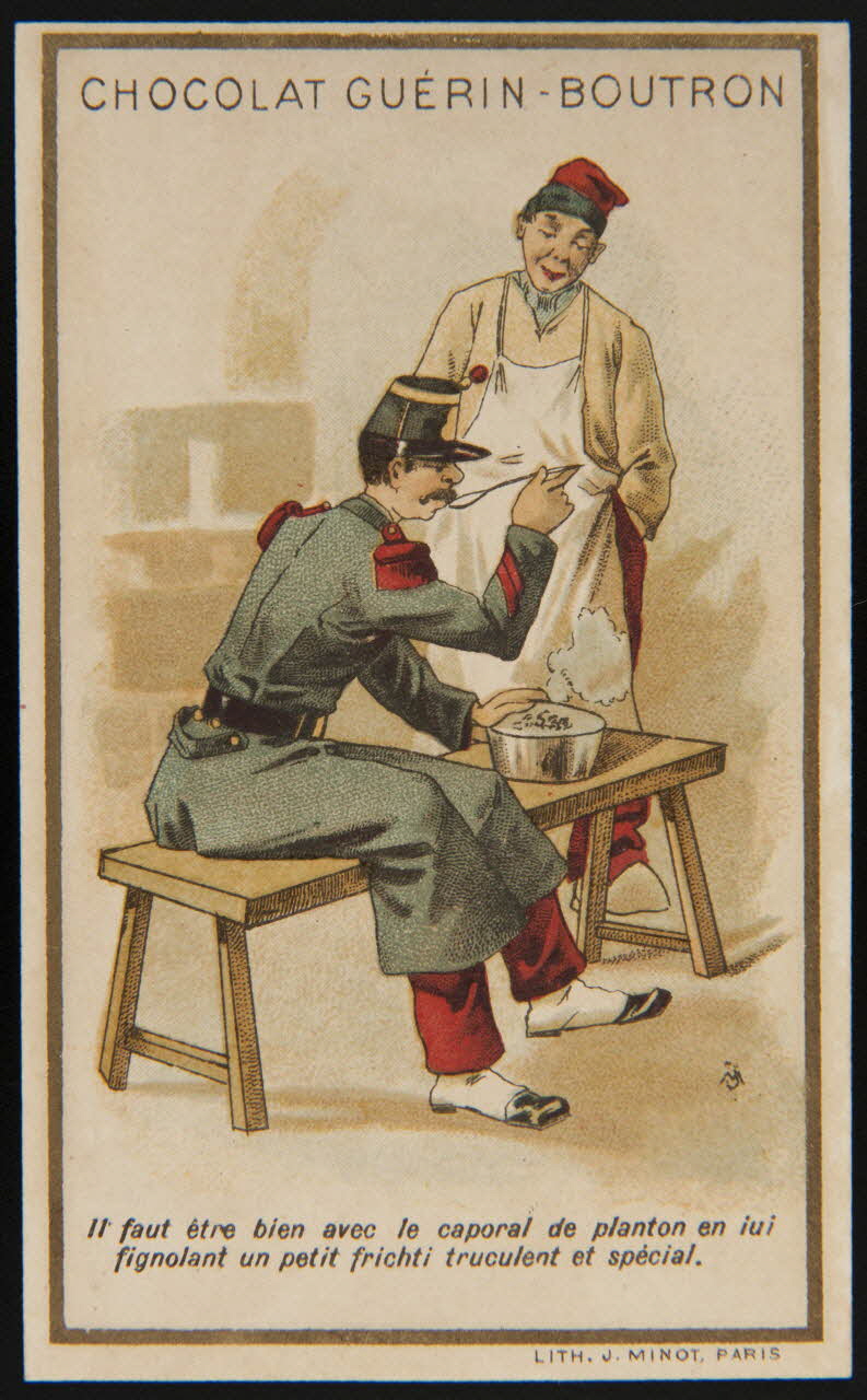 Vallet-Minot et Cie carte réclame chromo Paris 1889-1914 1995.1.278.18 Photo