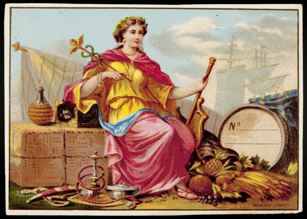 Bognard carte réclame chromo Paris 1876-1890 1995.1.2781.1 Photo