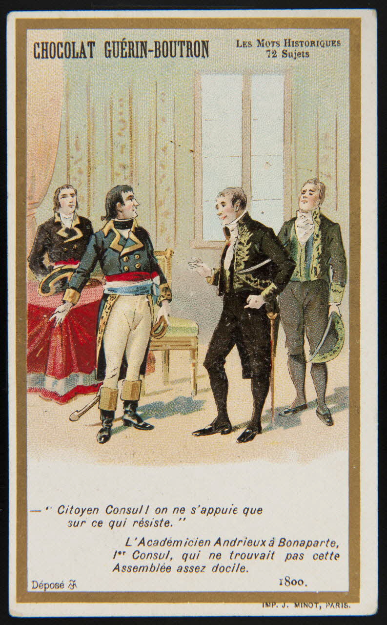 Vallet-Minot et Cie carte réclame chromo Paris 1889-1914 1995.1.279.14 Photo