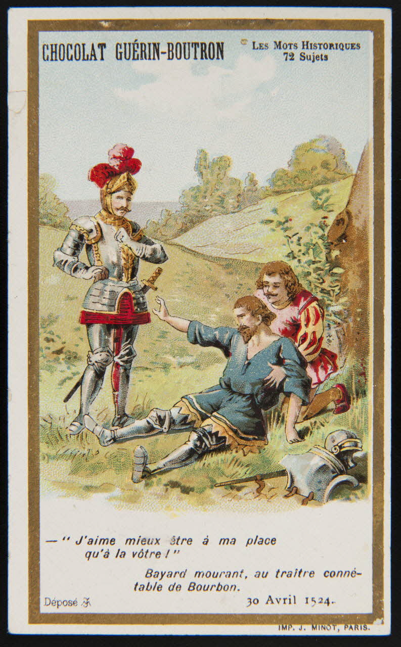 Vallet-Minot et Cie carte réclame chromo Paris 1889-1914 1995.1.279.28 Photo