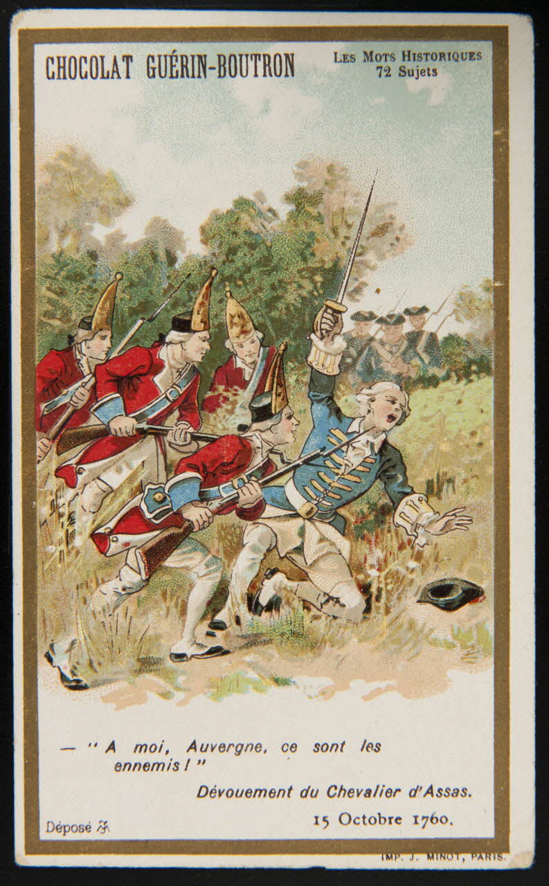 Vallet-Minot et Cie carte réclame chromo Paris 1889-1914 1995.1.279.3 Photo