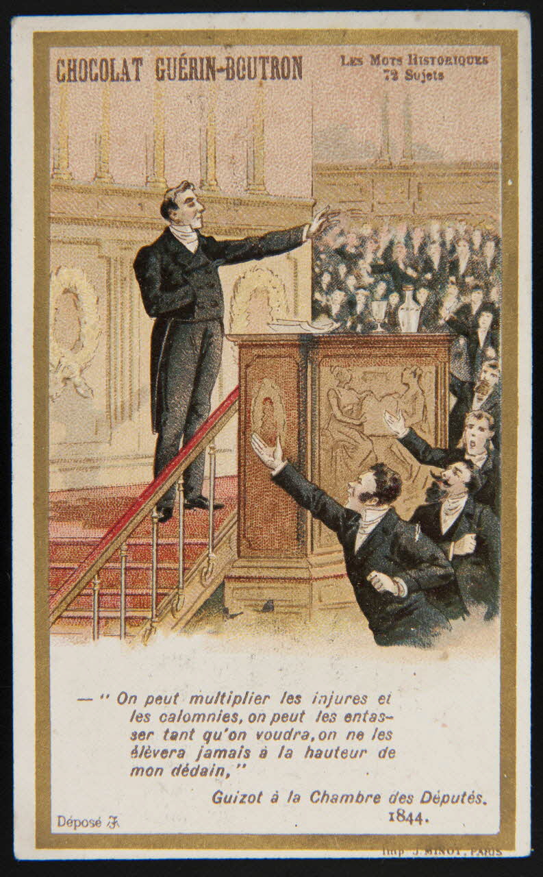 Vallet-Minot et Cie carte réclame chromo Paris 1889-1914 1995.1.279.47 Photo