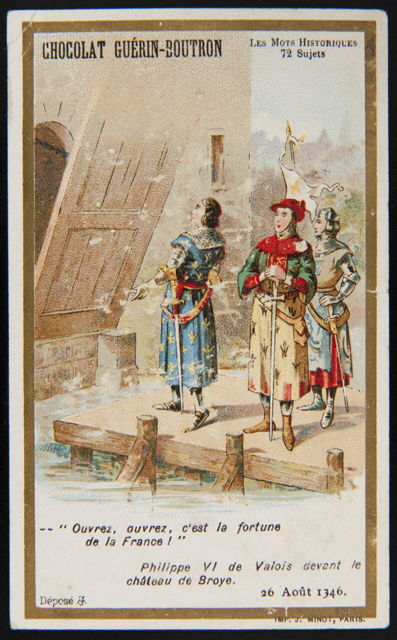 Vallet-Minot et Cie carte réclame chromo Paris 1889-1914 1995.1.279.48 Photo