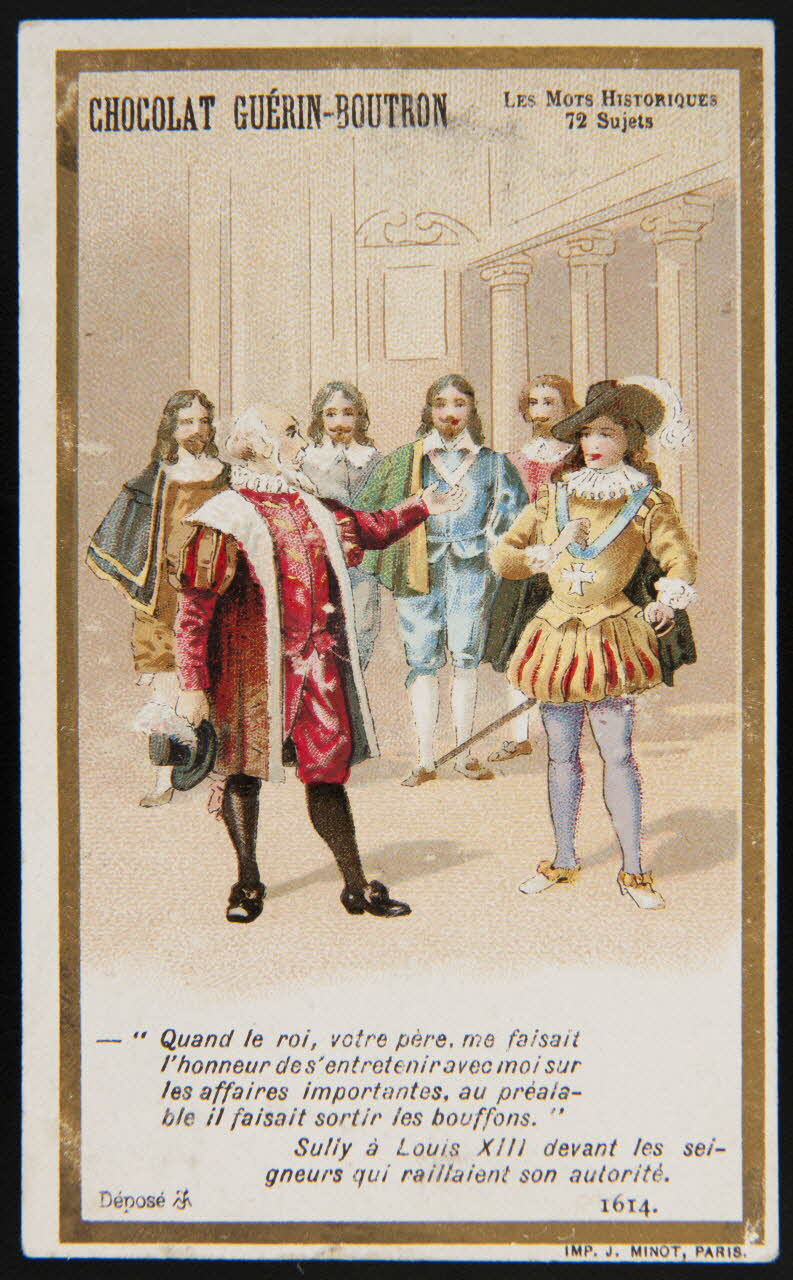 Vallet-Minot et Cie carte réclame chromo Paris 1889-1914 1995.1.279.53 Photo