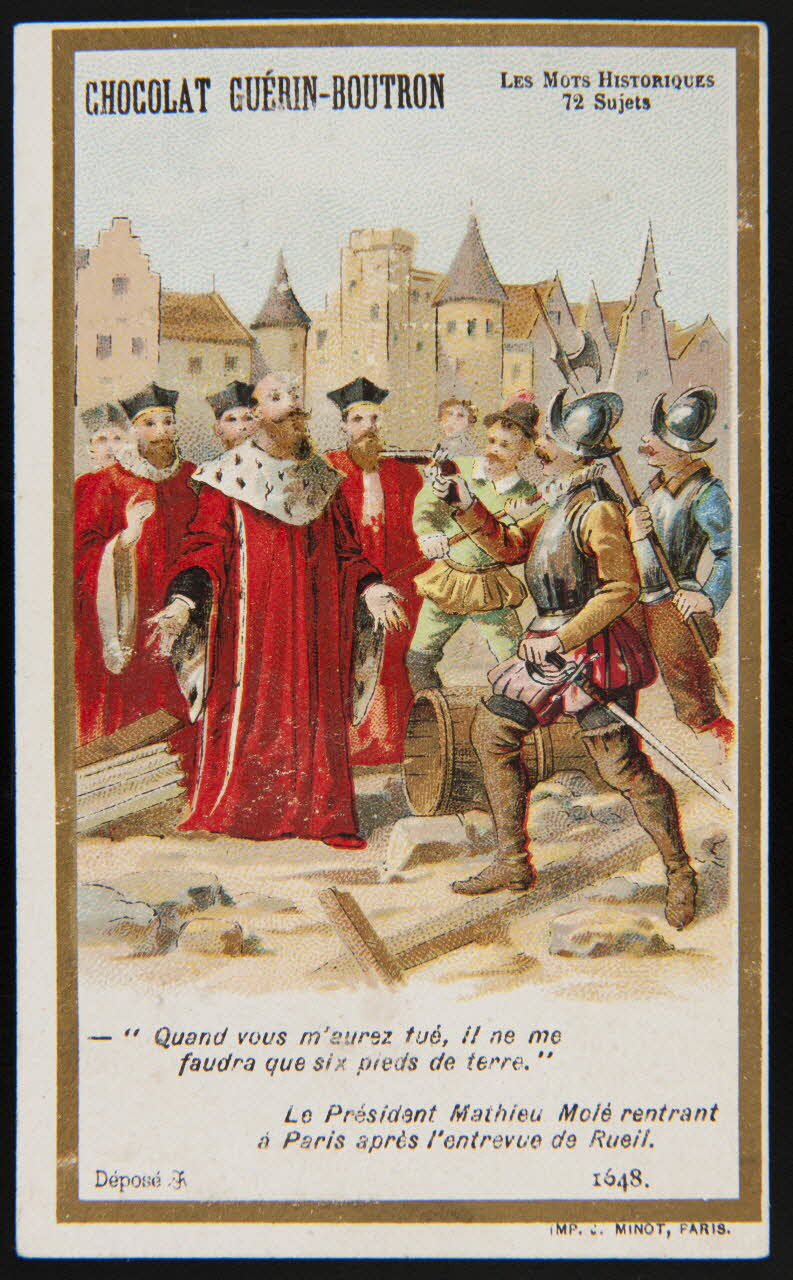 Vallet-Minot et Cie carte réclame chromo Paris 1889-1914 1995.1.279.55 Photo