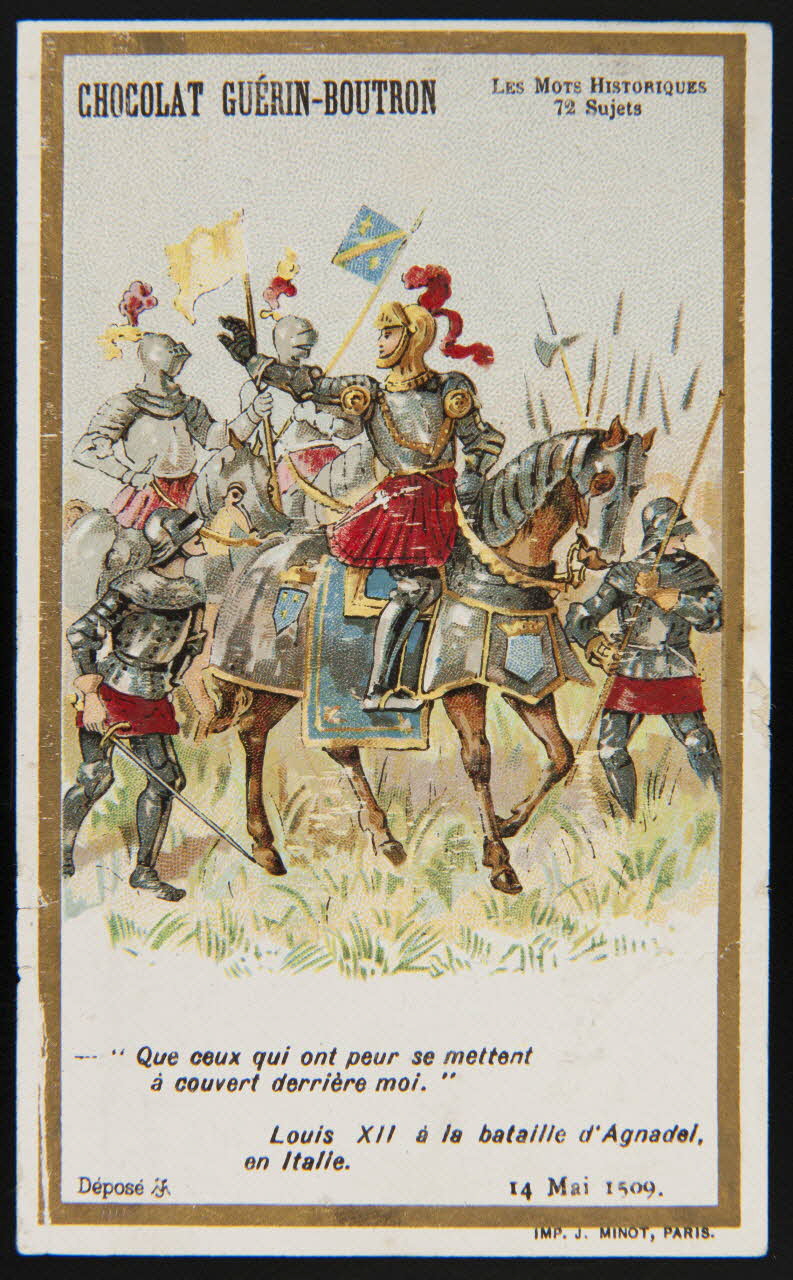 Vallet-Minot et Cie carte réclame chromo Paris 1889-1914 1995.1.279.56 Photo