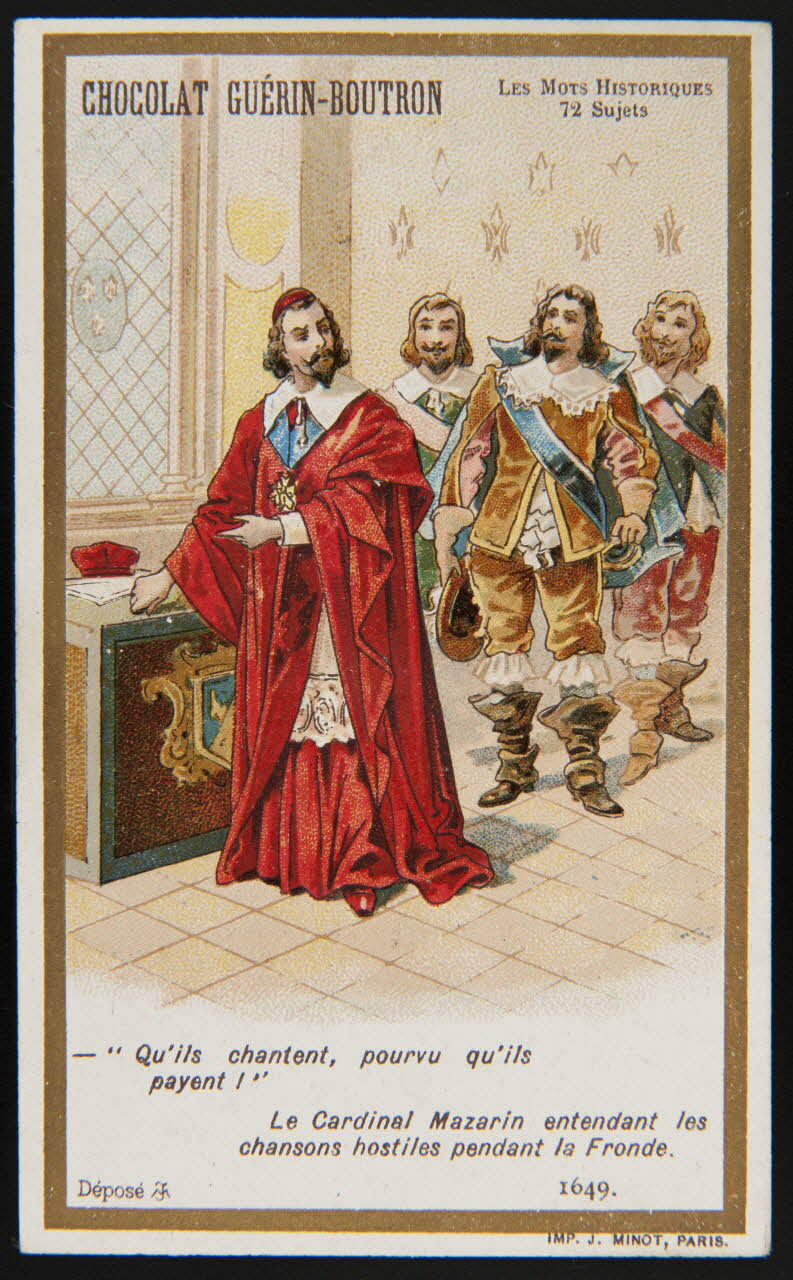 Vallet-Minot et Cie carte réclame chromo Paris 1889-1914 1995.1.279.57 Photo