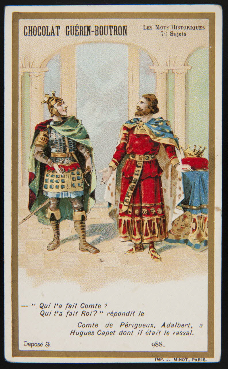 Vallet-Minot et Cie carte réclame chromo Paris 1889-1914 1995.1.279.59 Photo