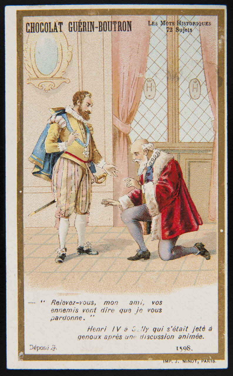 Vallet-Minot et Cie carte réclame chromo Paris 1889-1914 1995.1.279.60 Photo