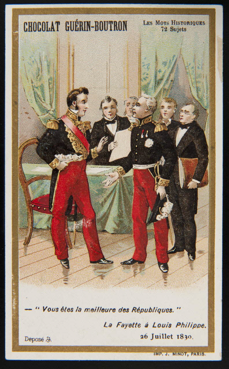 Vallet-Minot et Cie carte réclame chromo Paris 1889-1914 1995.1.279.71 Photo