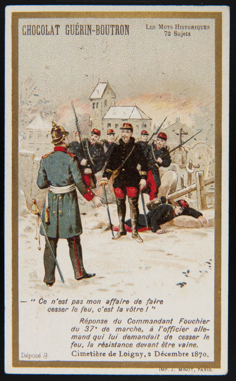 Vallet-Minot et Cie carte réclame chromo Paris 1889-1914 1995.1.279.9 Photo