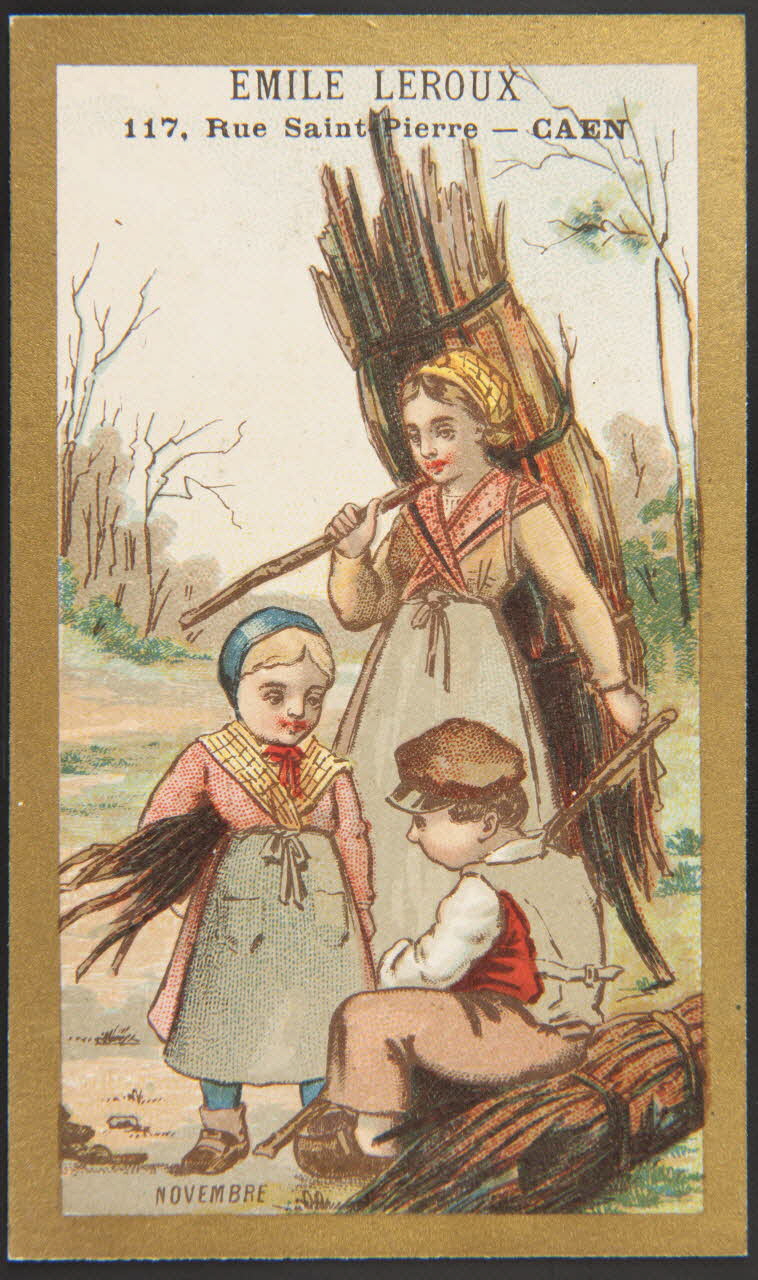 carte réclame chromo 1995.1.28.11 Photo