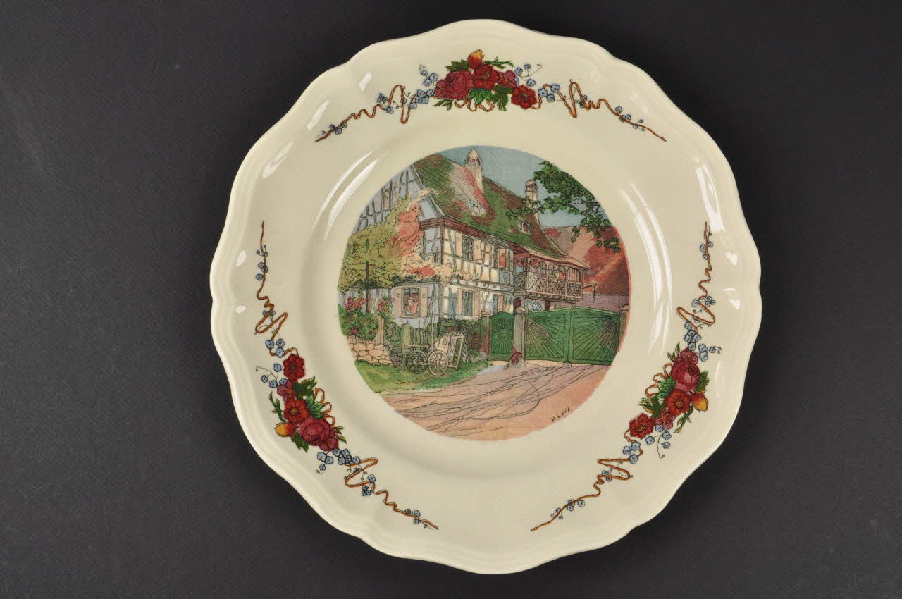 assiette plate 1966.48.1 Photo Mucem