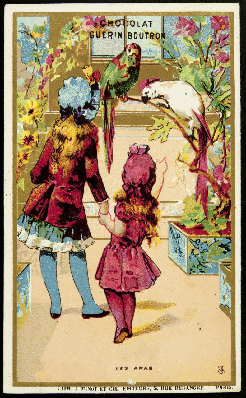 Vallet-Minot et Cie carte réclame chromo Paris 1889 1995.1.280.1 Photo