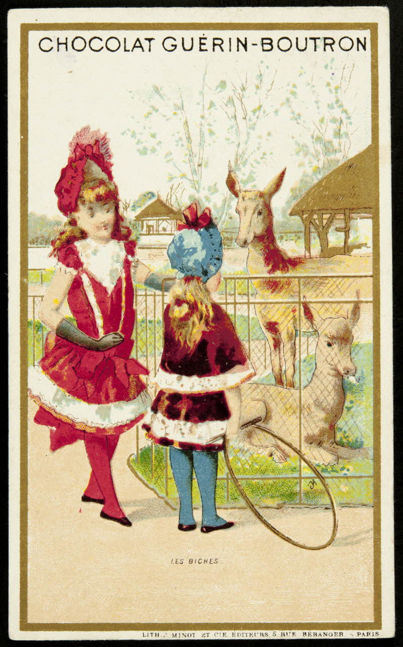 Vallet-Minot et Cie carte réclame chromo Paris 1889 1995.1.280.2 Photo