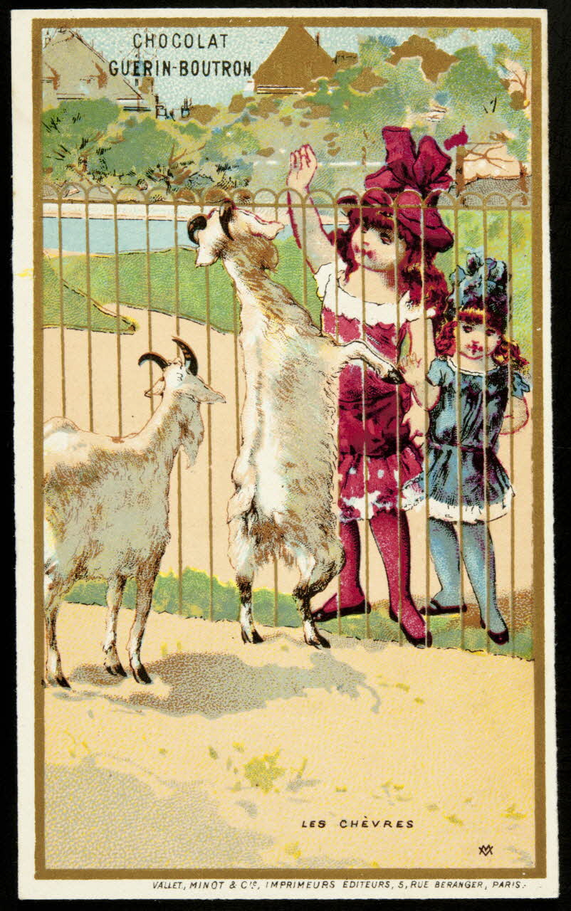 Vallet-Minot et Cie carte réclame chromo Paris 1889 1995.1.280.3 Photo