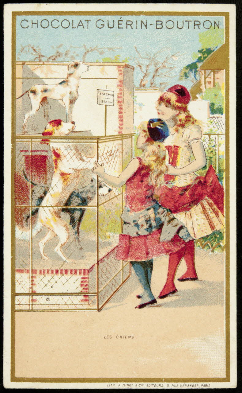 Vallet-Minot et Cie carte réclame chromo Paris 1889 1995.1.280.4 Photo