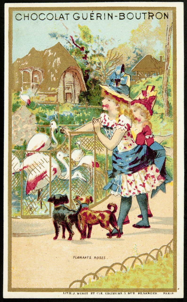 Vallet-Minot et Cie carte réclame chromo Paris 1889 1995.1.280.5 Photo