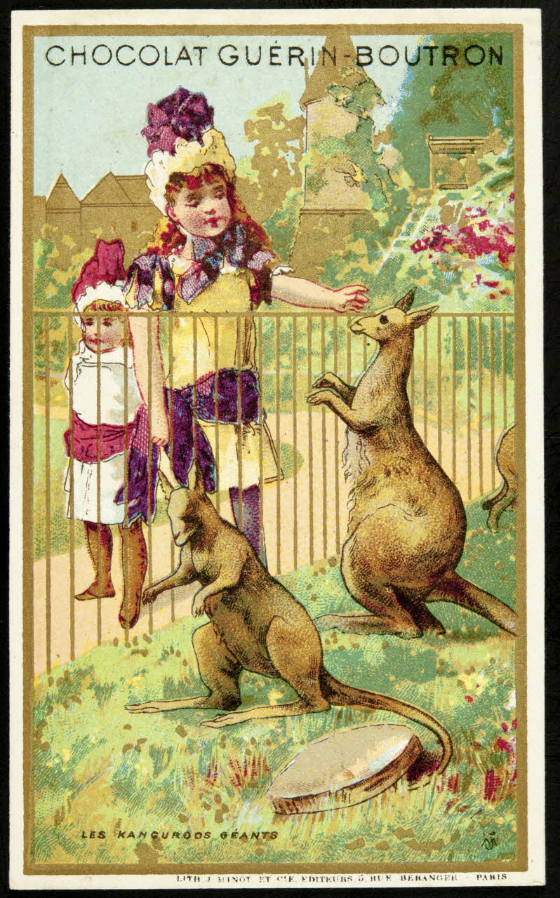 Vallet-Minot et Cie carte réclame chromo Paris 1889 1995.1.280.6 Photo