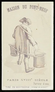 Edmé Bouchardon ; Caylus comte de ; Bouillon-Rivoyre (éditeur), Cochet Aimé carte réclame chromo Paris 1878-1880 1995.1.2804.17  Photo