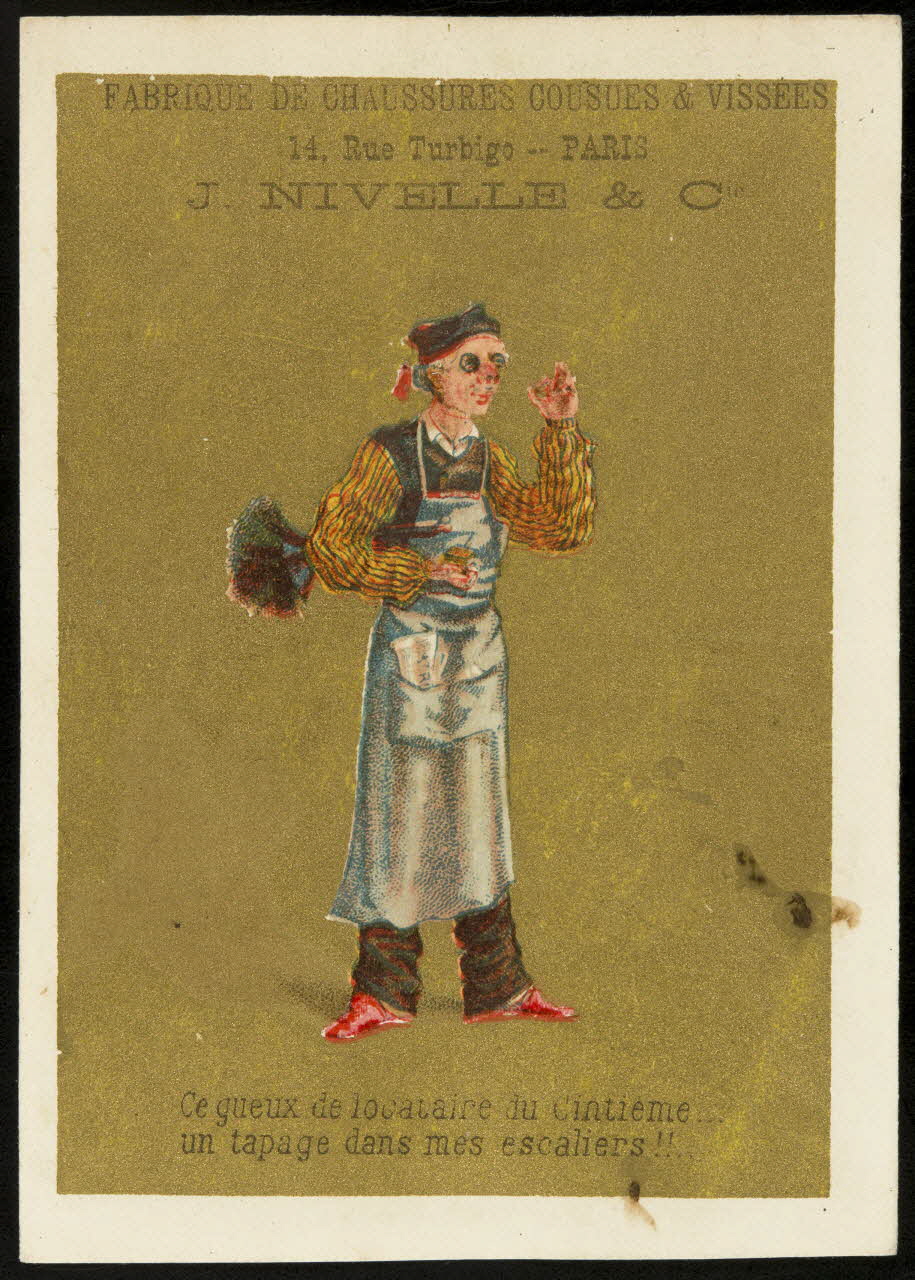 Bouillon-Rivoyre ; Bouillon-Rivoyre (éditeur), Michel L. carte réclame chromo Paris 1877-1893 1995.1.2805.1 Photo