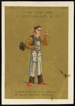 Bouillon-Rivoyre ; Bouillon-Rivoyre (éditeur), Michel L. carte réclame chromo Paris 1877-1893 1995.1.2805.1 Photo
