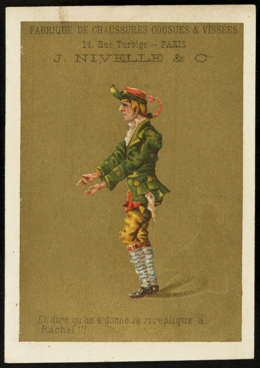 Bouillon-Rivoyre ; Bouillon-Rivoyre (éditeur), Michel L. carte réclame chromo Paris 1877-1893 1995.1.2805.2 Photo