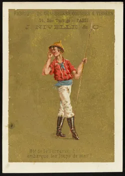 Bouillon-Rivoyre ; Bouillon-Rivoyre (éditeur), Michel L. carte réclame chromo Paris 1877-1893 1995.1.2805.3  Photo