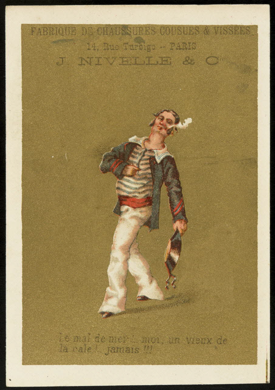 Bouillon-Rivoyre ; Bouillon-Rivoyre (éditeur), Michel L. carte réclame chromo Paris 1877-1893 1995.1.2805.4 Photo