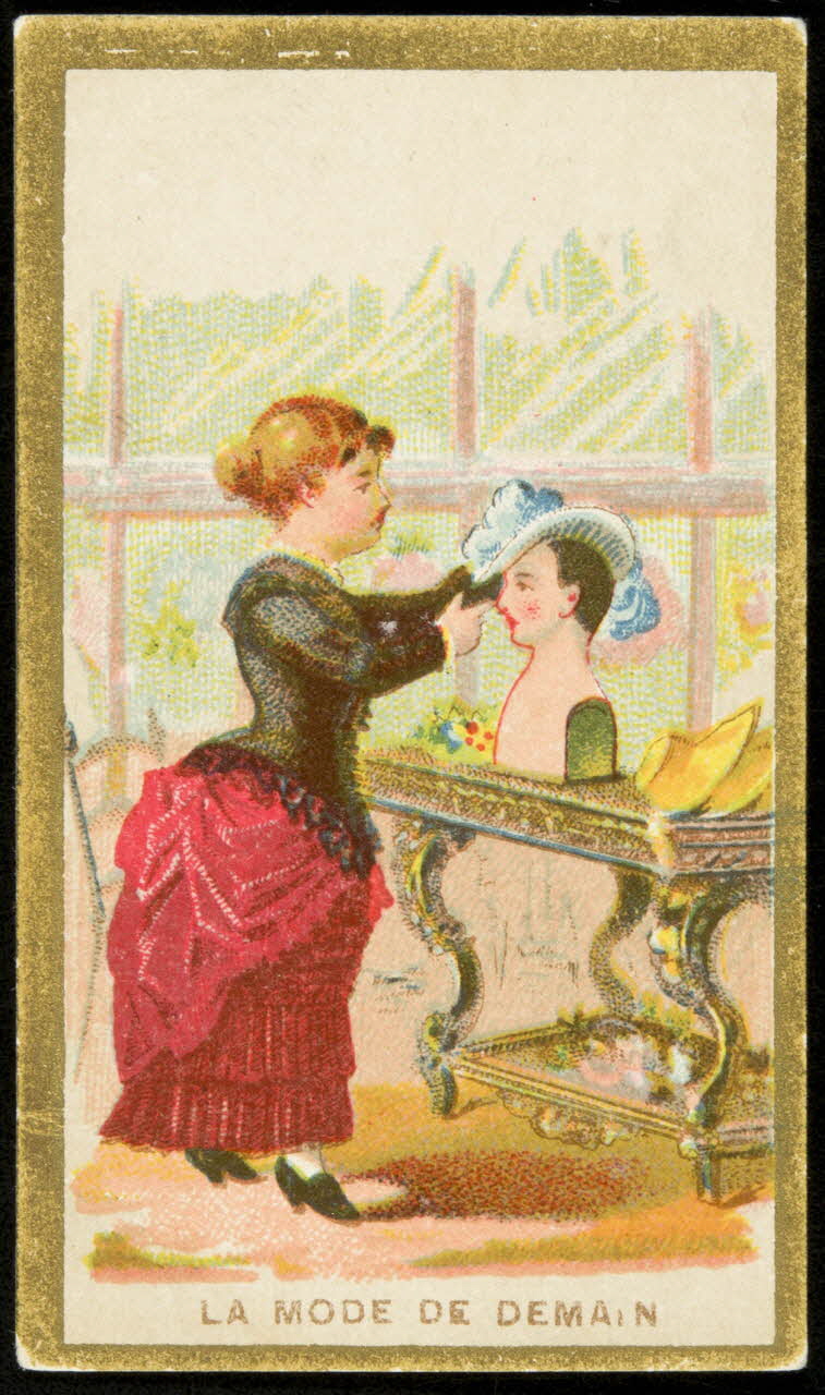 Bouillon-Rivoyre carte réclame chromo Paris 1893 1995.1.2807.1 Photo