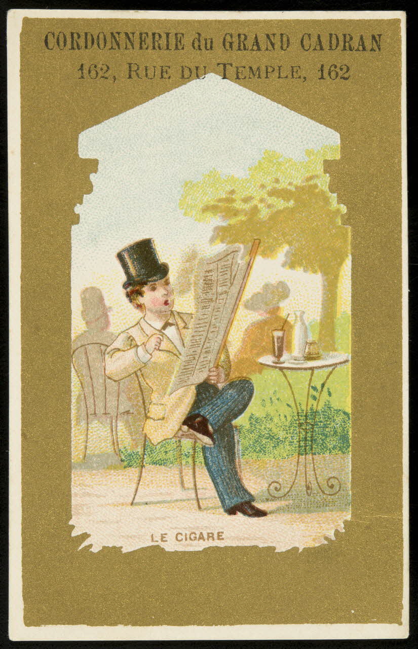 Bouillon-Rivoyre ; Bouillon-Rivoyre (éditeur), Michel L. carte réclame chromo Paris 1877-1893 1995.1.2809.1 Photo
