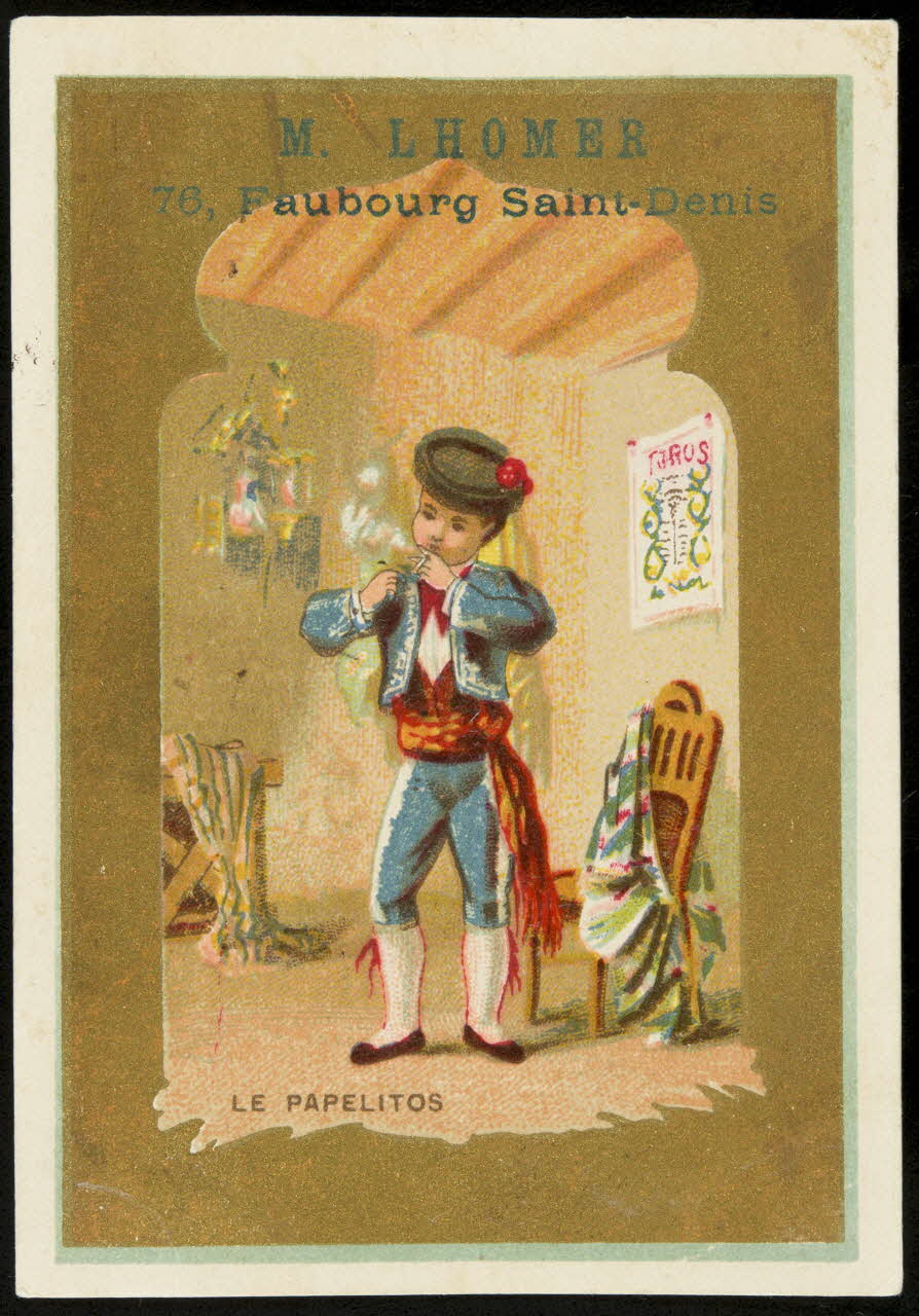 Bouillon-Rivoyre ; Bouillon-Rivoyre (éditeur), Gouweloos carte réclame chromo Paris 1877-1893 1995.1.2809.6 Photo