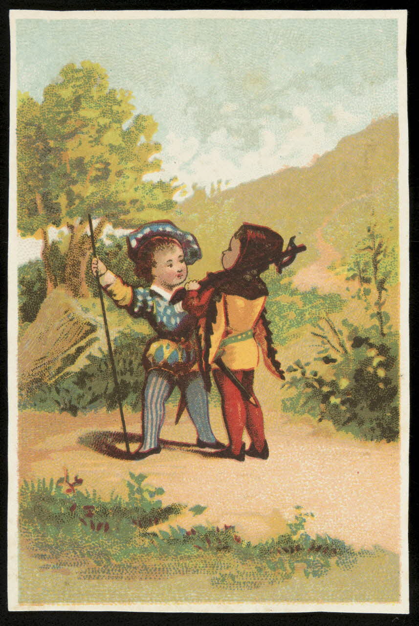 Bouillon-Rivoyre ; Bouillon-Rivoyre (éditeur), Kahn carte réclame chromo Paris 1877-1893 1995.1.2810.2 Photo