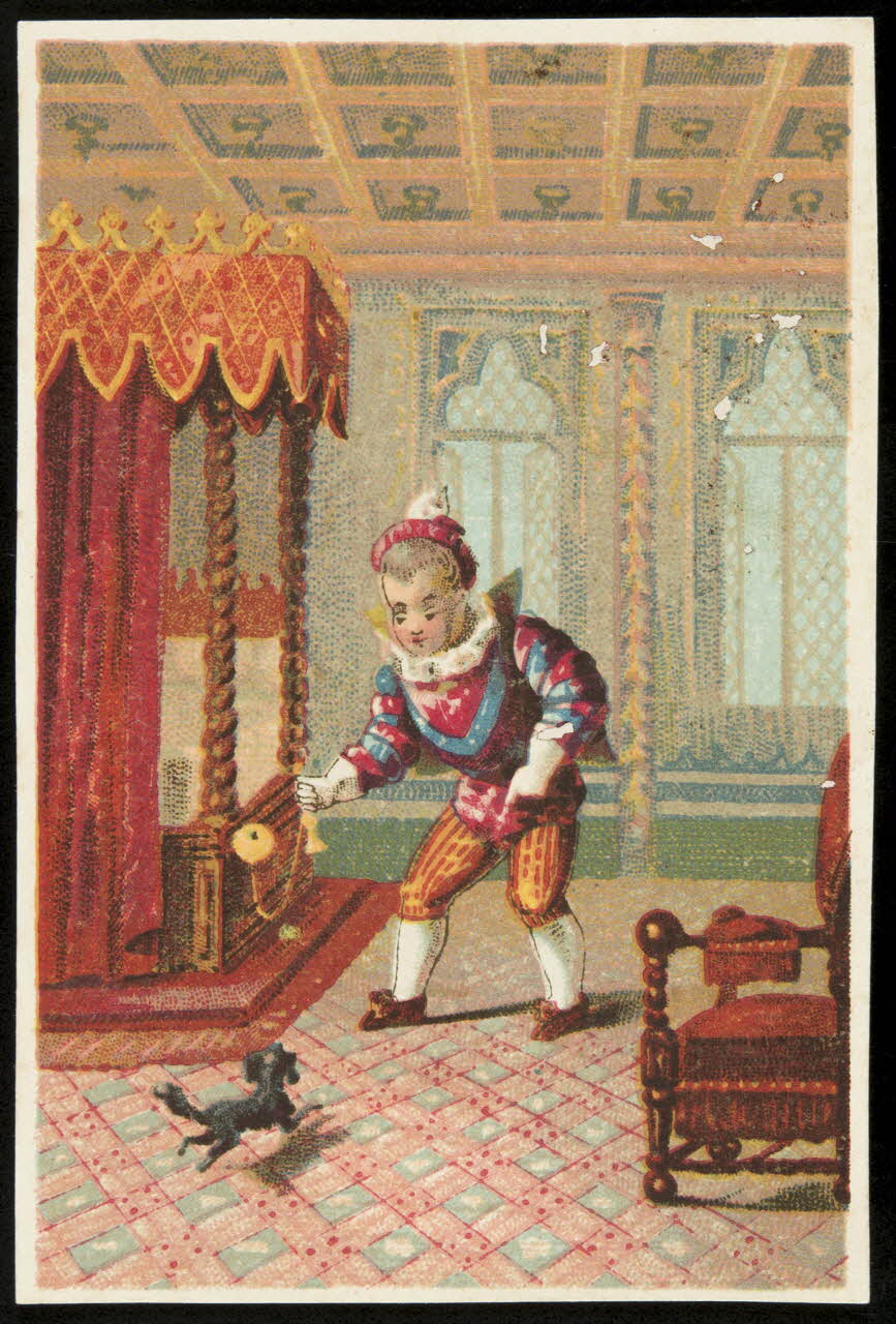 Bouillon-Rivoyre ; Bouillon-Rivoyre (éditeur), Kahn carte réclame chromo Paris 1877-1893 1995.1.2810.3 Photo