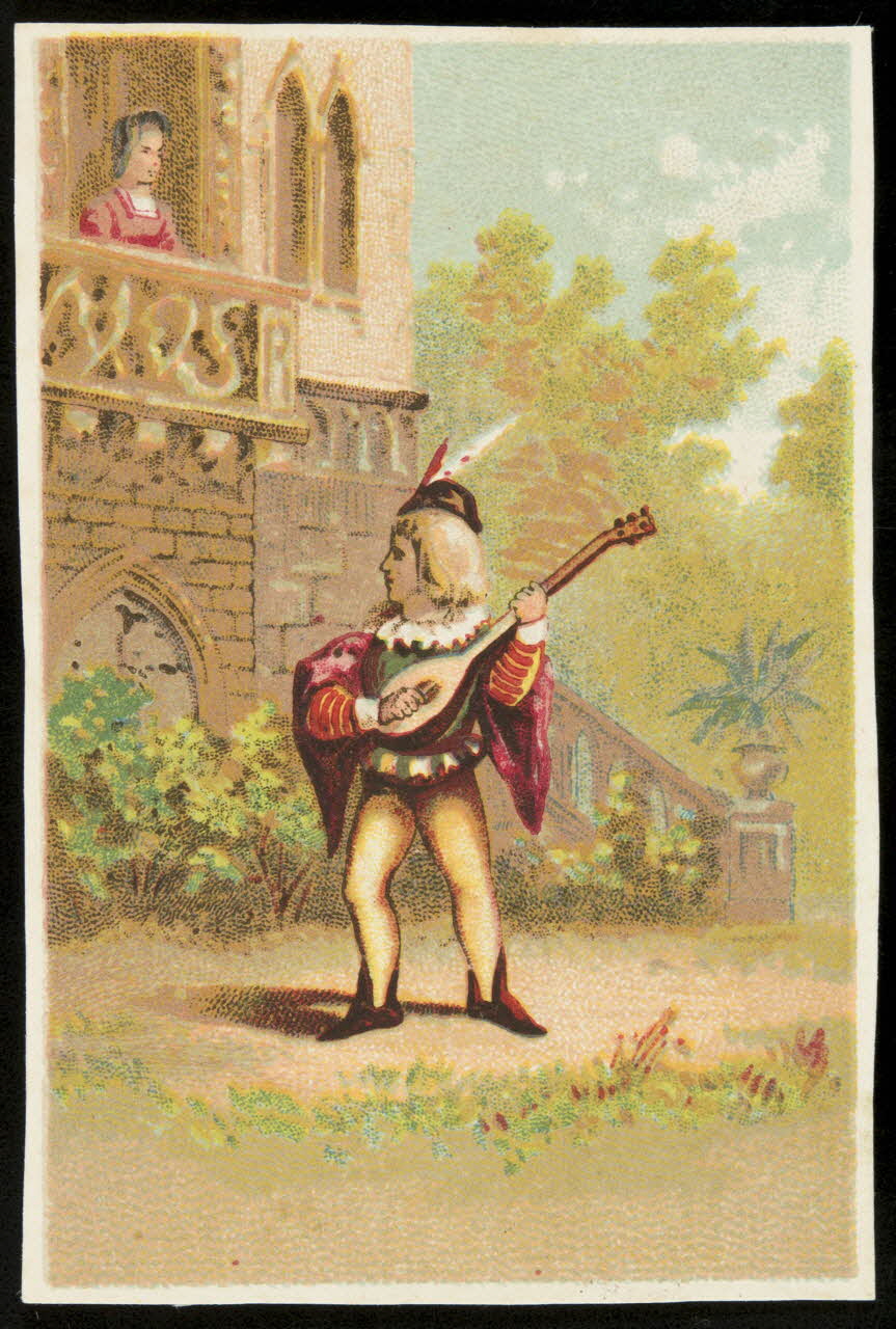 Bouillon-Rivoyre ; Bouillon-Rivoyre (éditeur), Kahn carte réclame chromo Paris 1877-1893 1995.1.2810.5 Photo