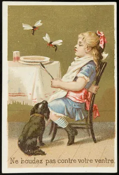 Bouillon-Rivoyre ; Lessertisseux carte réclame chromo Paris 1877-1893 1995.1.2813.1 Photo
