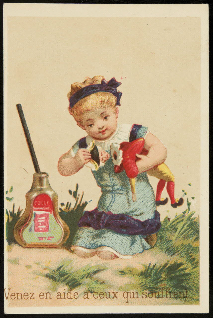 Bouillon-Rivoyre ; Millaud frères carte réclame chromo Paris 1877-1893 1995.1.2813.4 Photo