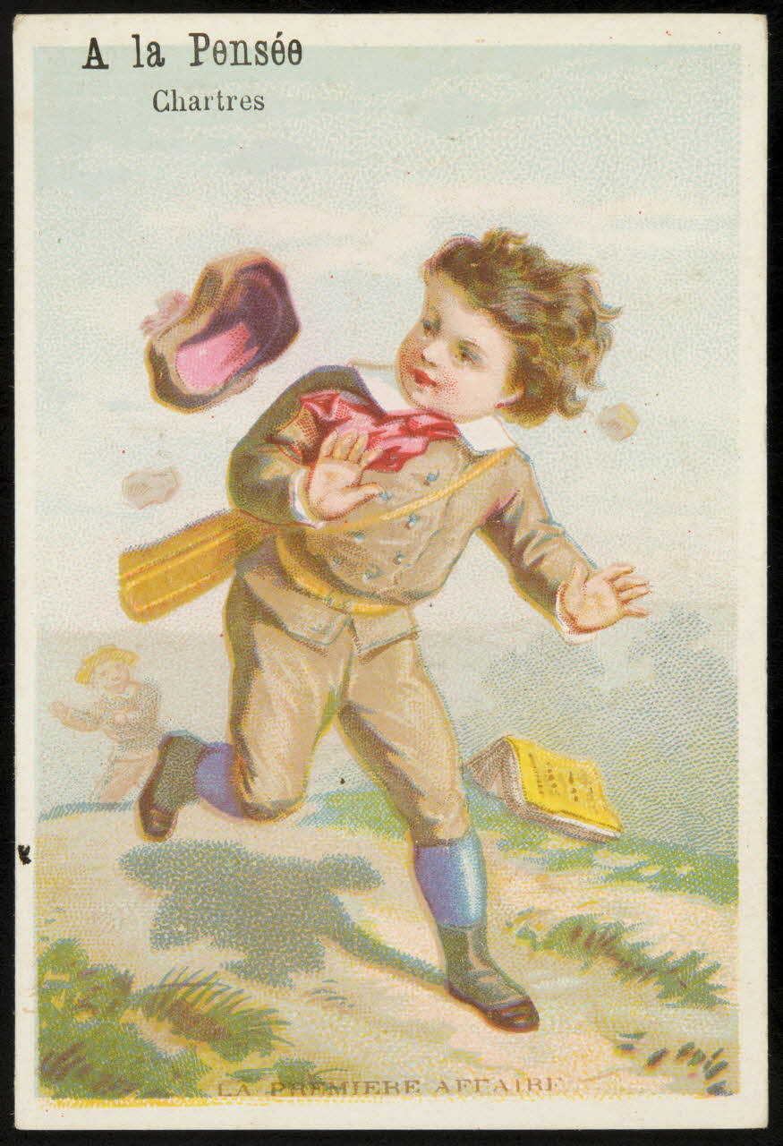 Bouillon-Rivoyre ; Lessertisseux carte réclame chromo Paris 1877-1893 1995.1.2814.1 Photo