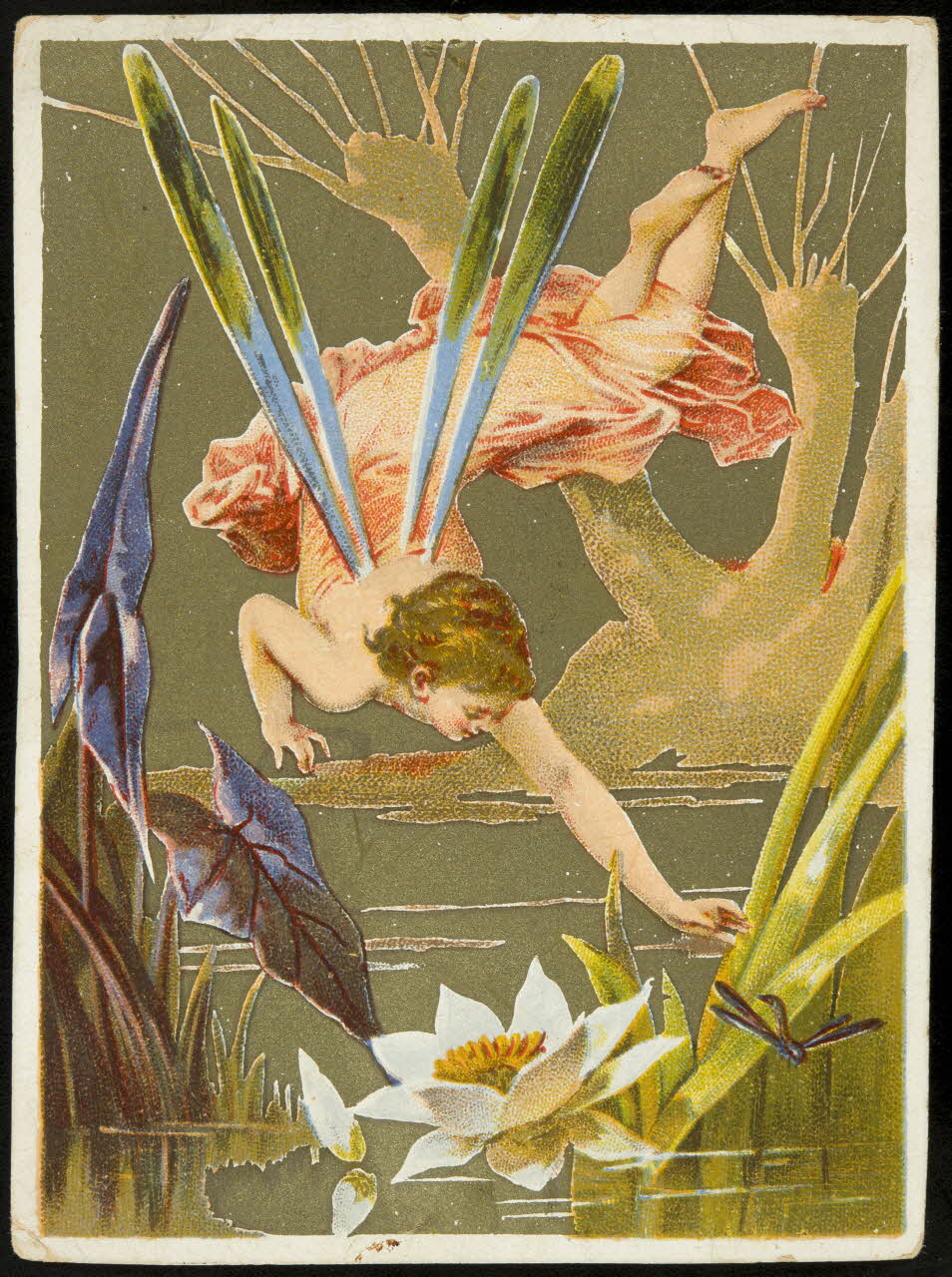 Bouillon-Rivoyre carte réclame chromo Paris 1877-1893 1995.1.2815.2 Photo