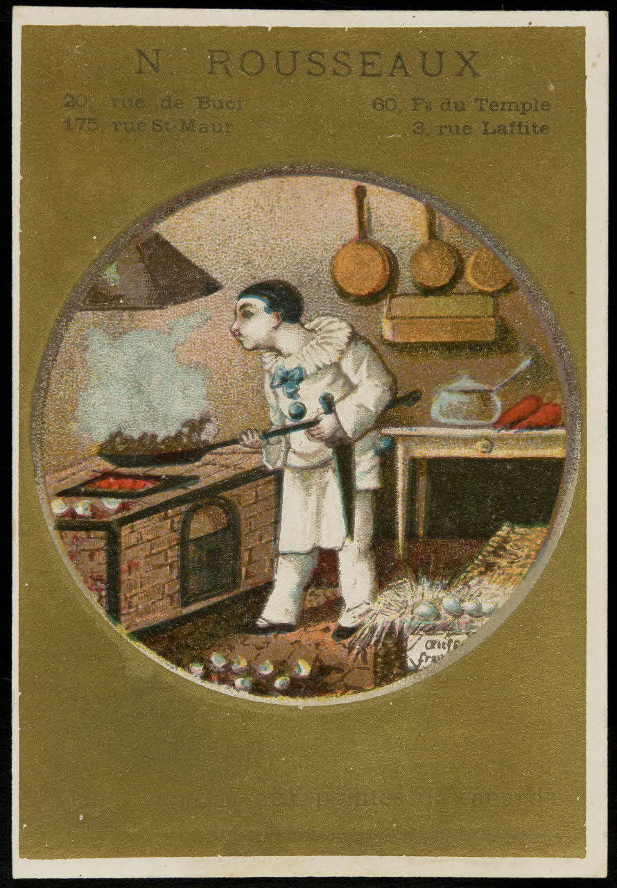 Bouillon-Rivoyre carte réclame chromo Paris 1877-1893 1995.1.2816.6 Photo