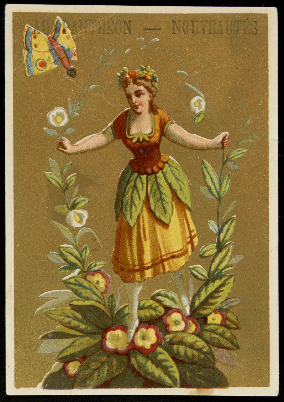 Bouillon-Rivoyre carte réclame chromo Paris 1882-1890 1995.1.2817.1 Photo