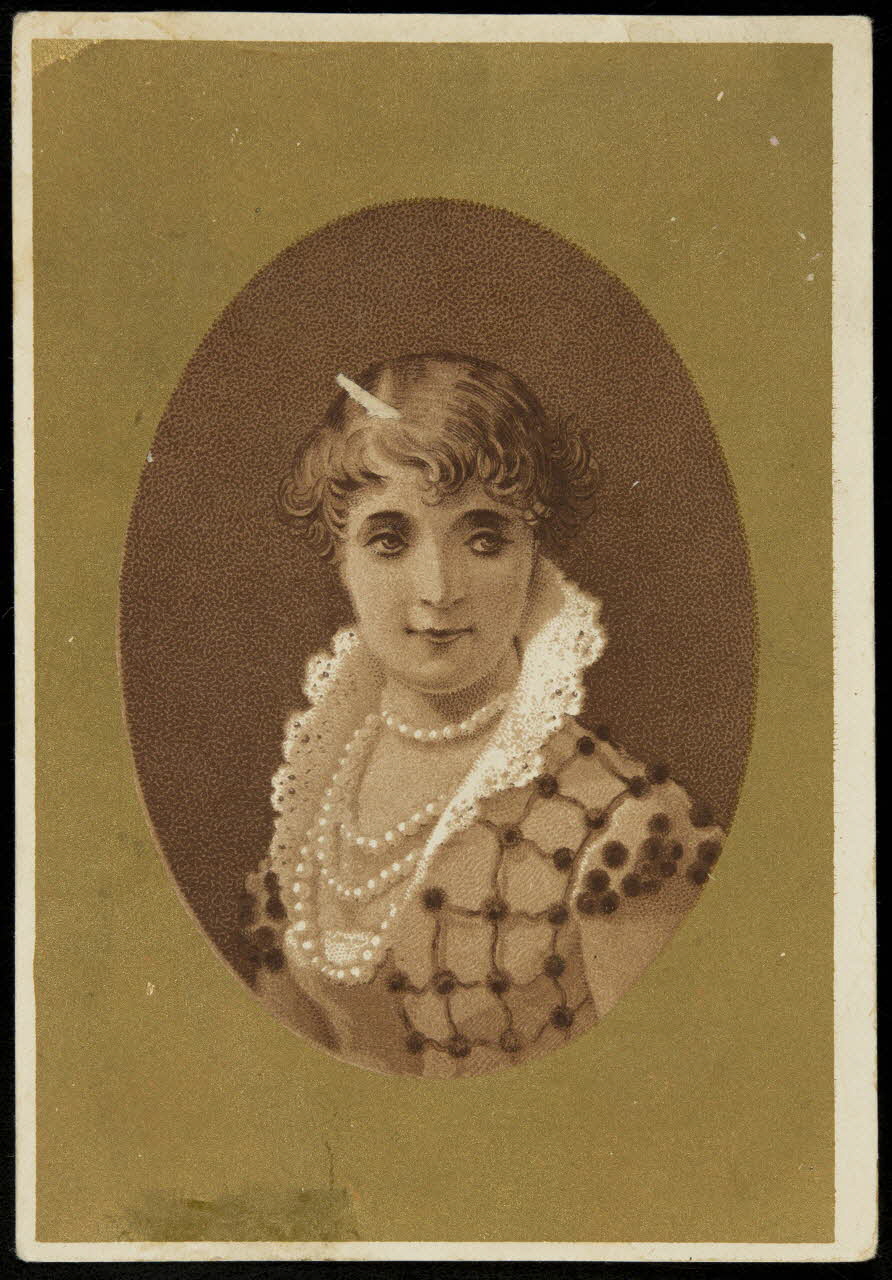 Bouillon-Rivoyre carte réclame chromo Paris 1877-1893 1995.1.2821.1 Photo