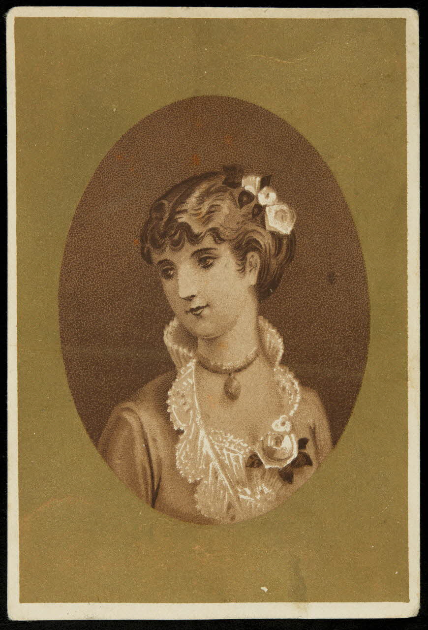 Bouillon-Rivoyre carte réclame chromo Paris 1877-1893 1995.1.2821.2 Photo